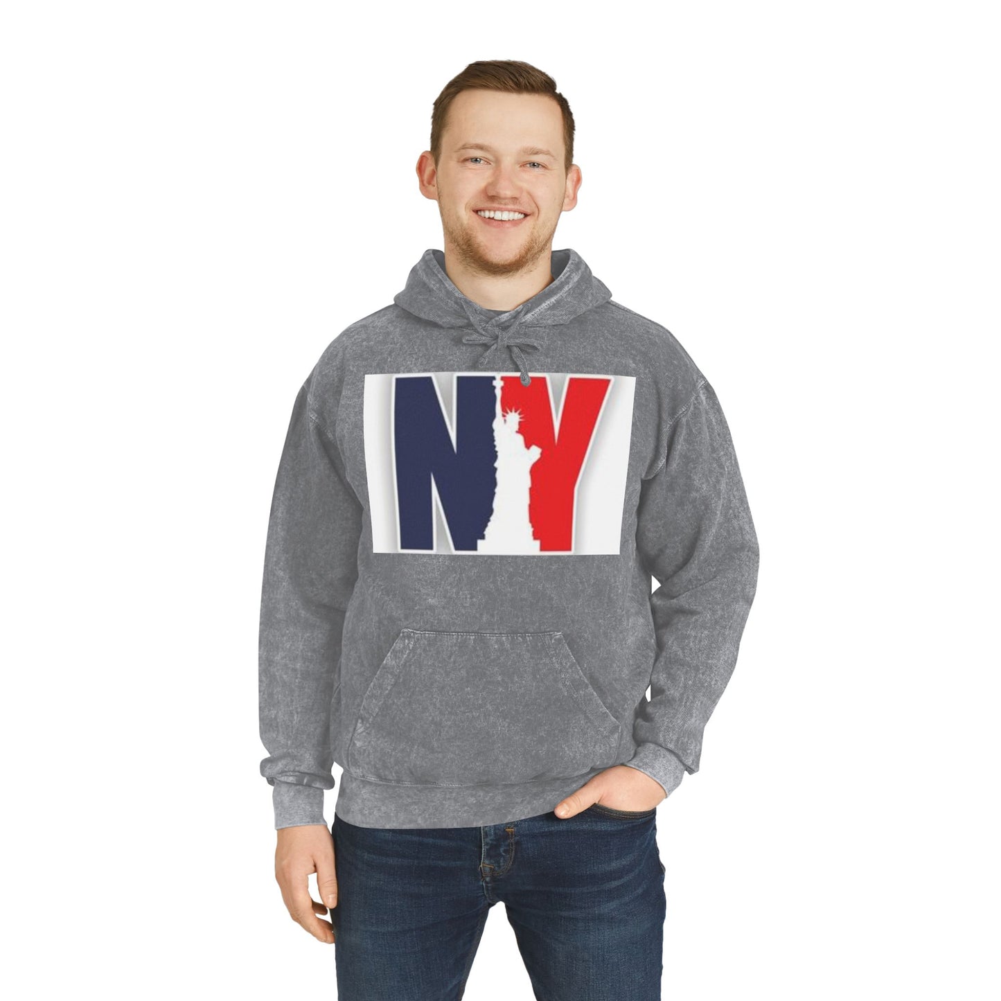 Unisex Mineral Wash Hoodie S93