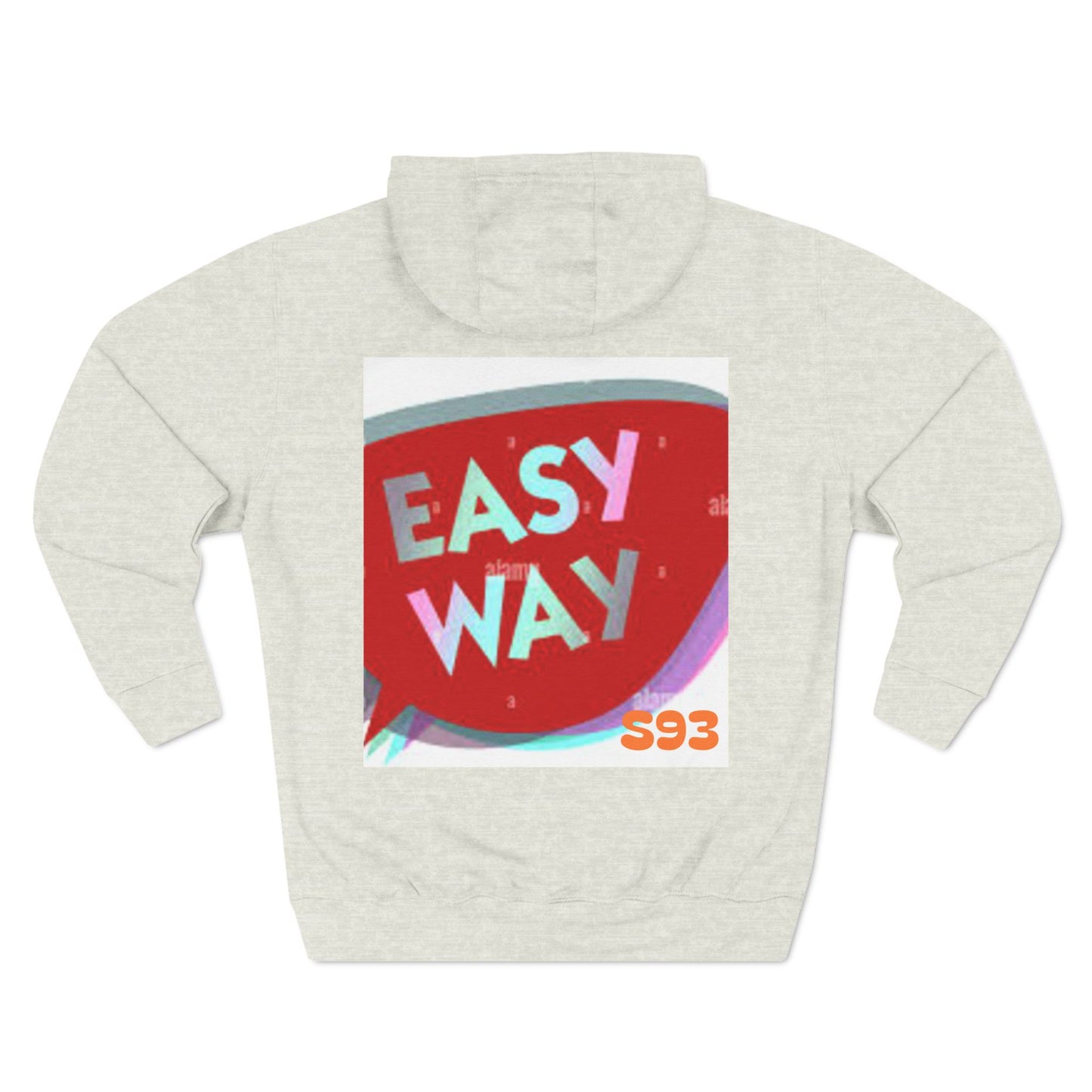 Three-Panel Fleece Hoodie S93