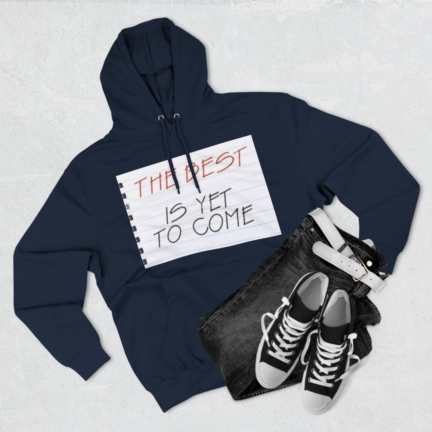 Three-Panel Fleece Hoodie S93