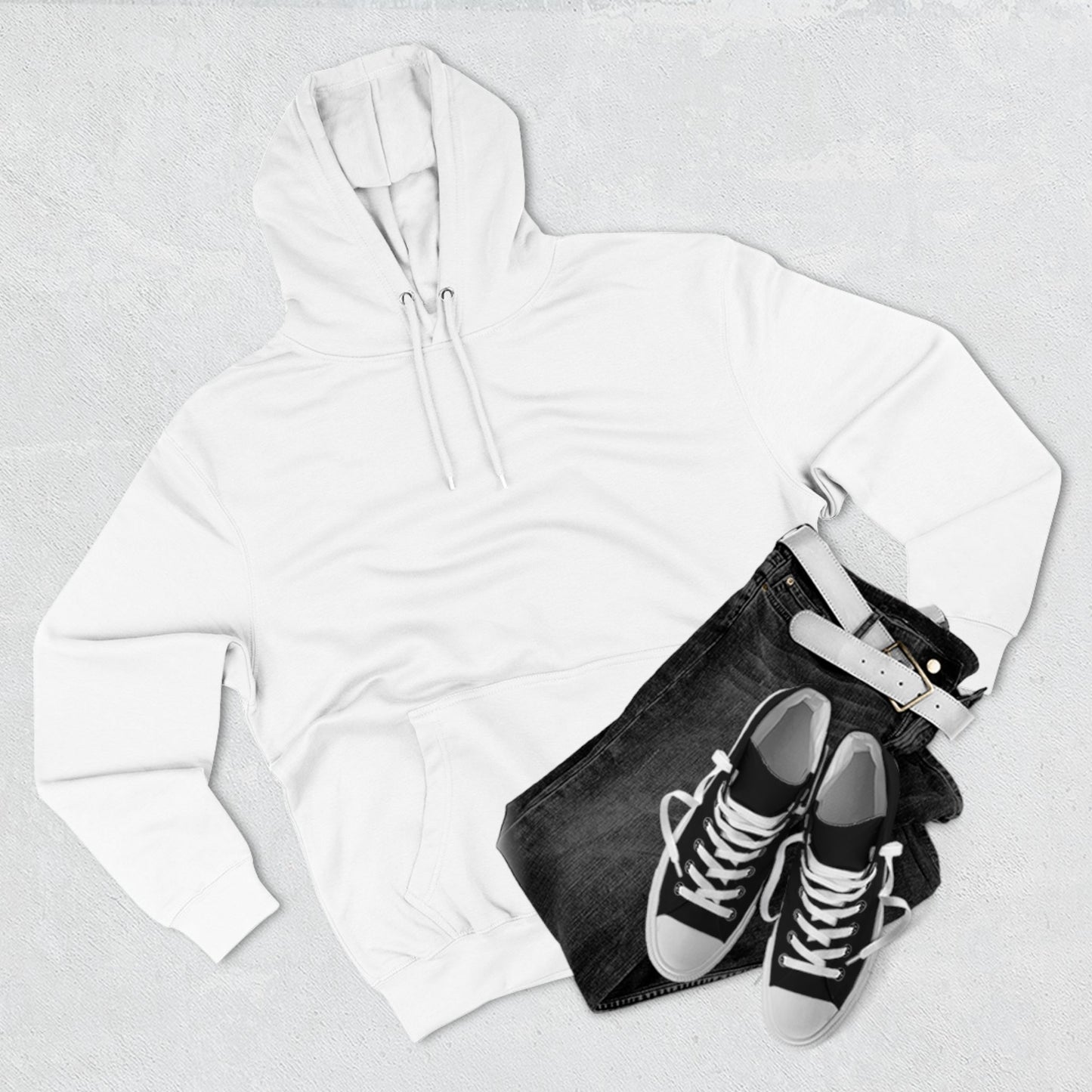 Three-Panel Fleece Hoodie S93