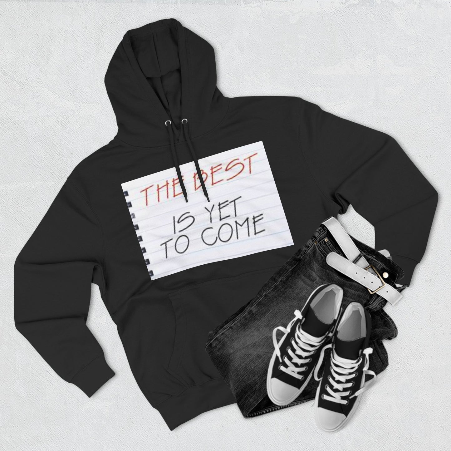 Three-Panel Fleece Hoodie S93