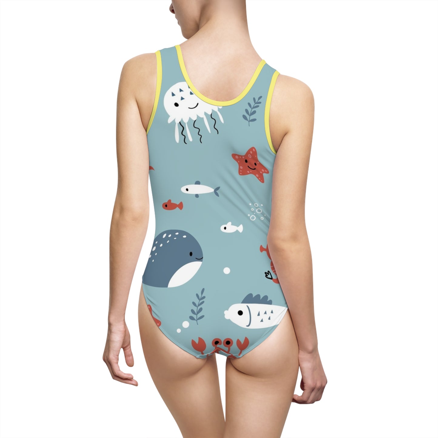 Women's Classic One-Piece Swimsuit (AOP) S93
