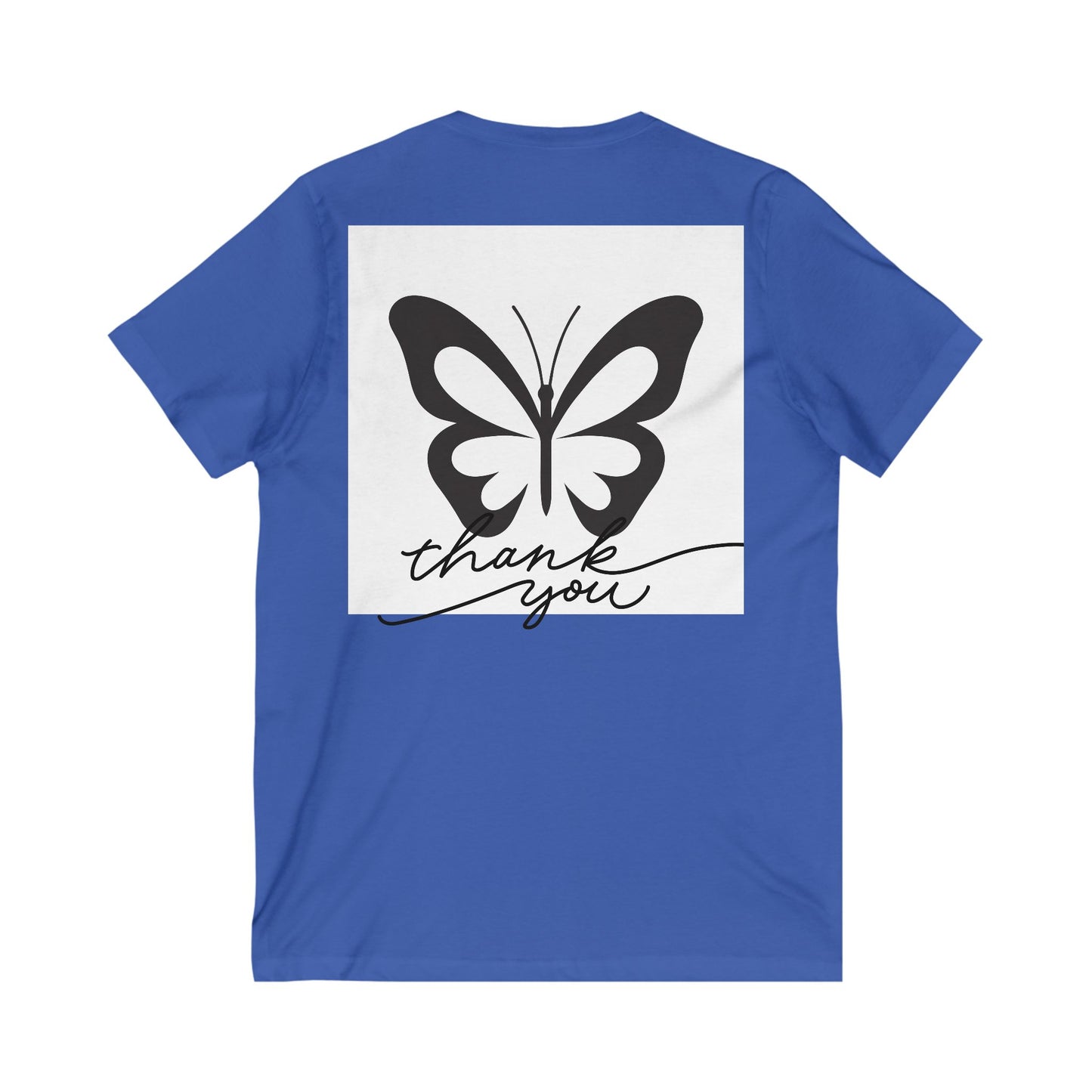 Unisex Jersey Short Sleeve V-Neck Te S93