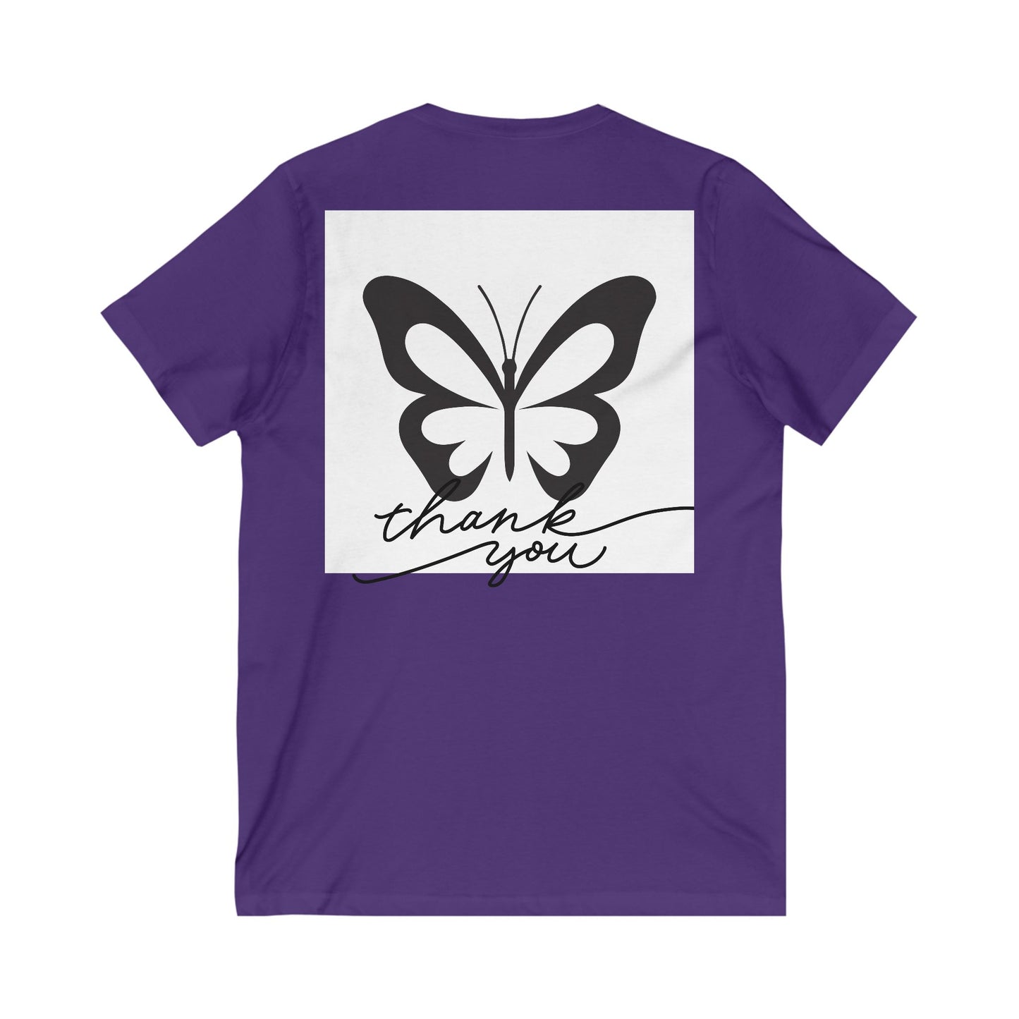 Unisex Jersey Short Sleeve V-Neck Te S93