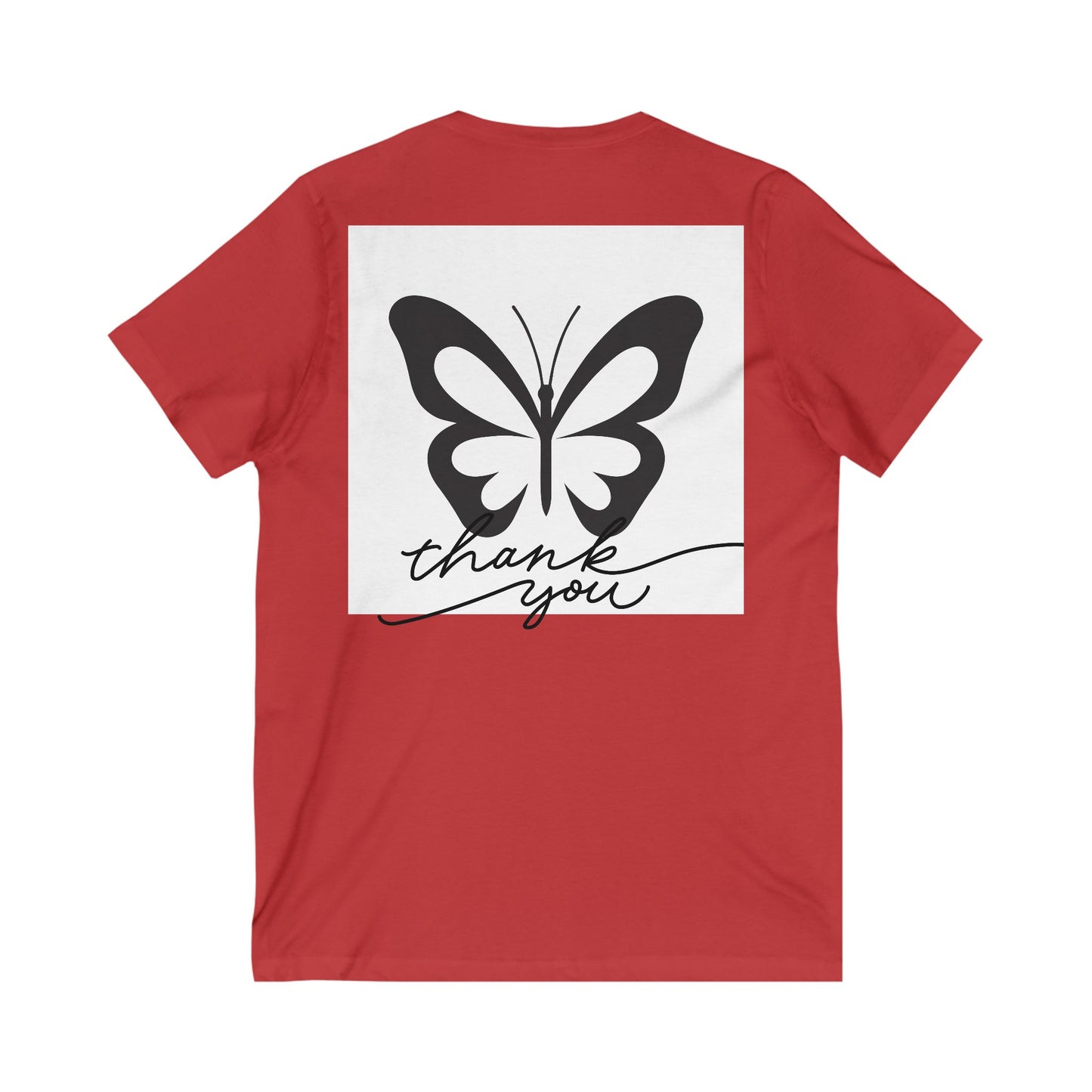 Unisex Jersey Short Sleeve V-Neck Te S93