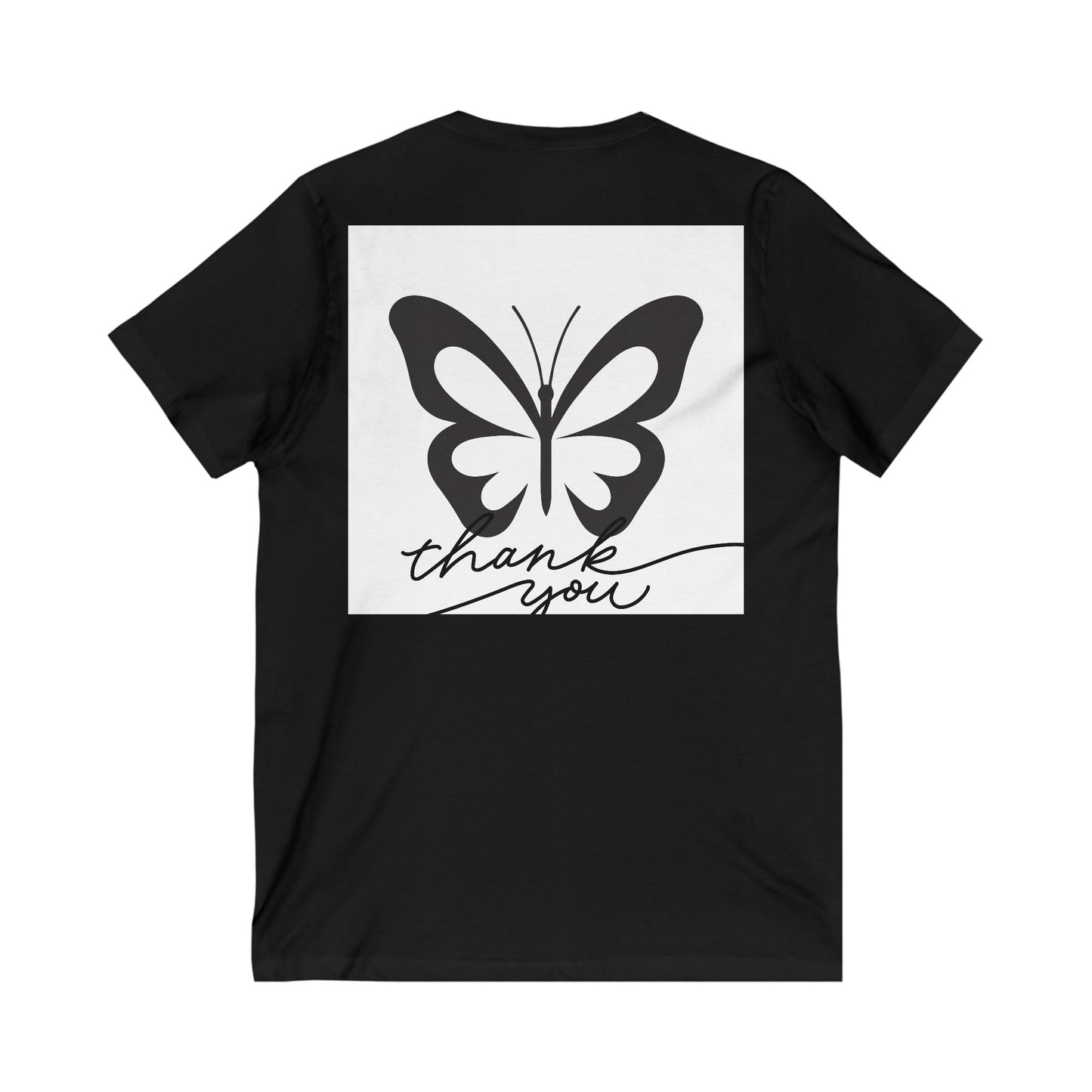 Unisex Jersey Short Sleeve V-Neck Te S93