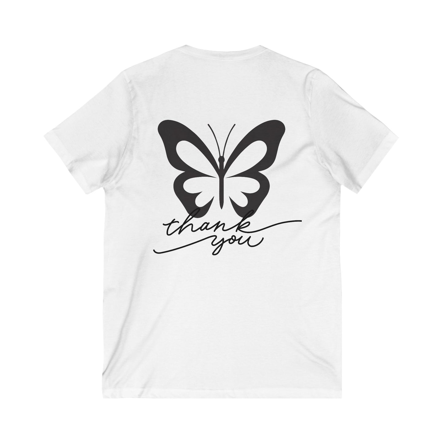 Unisex Jersey Short Sleeve V-Neck Te S93