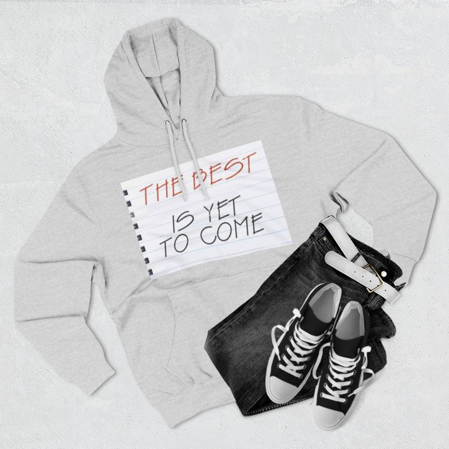Three-Panel Fleece Hoodie S93