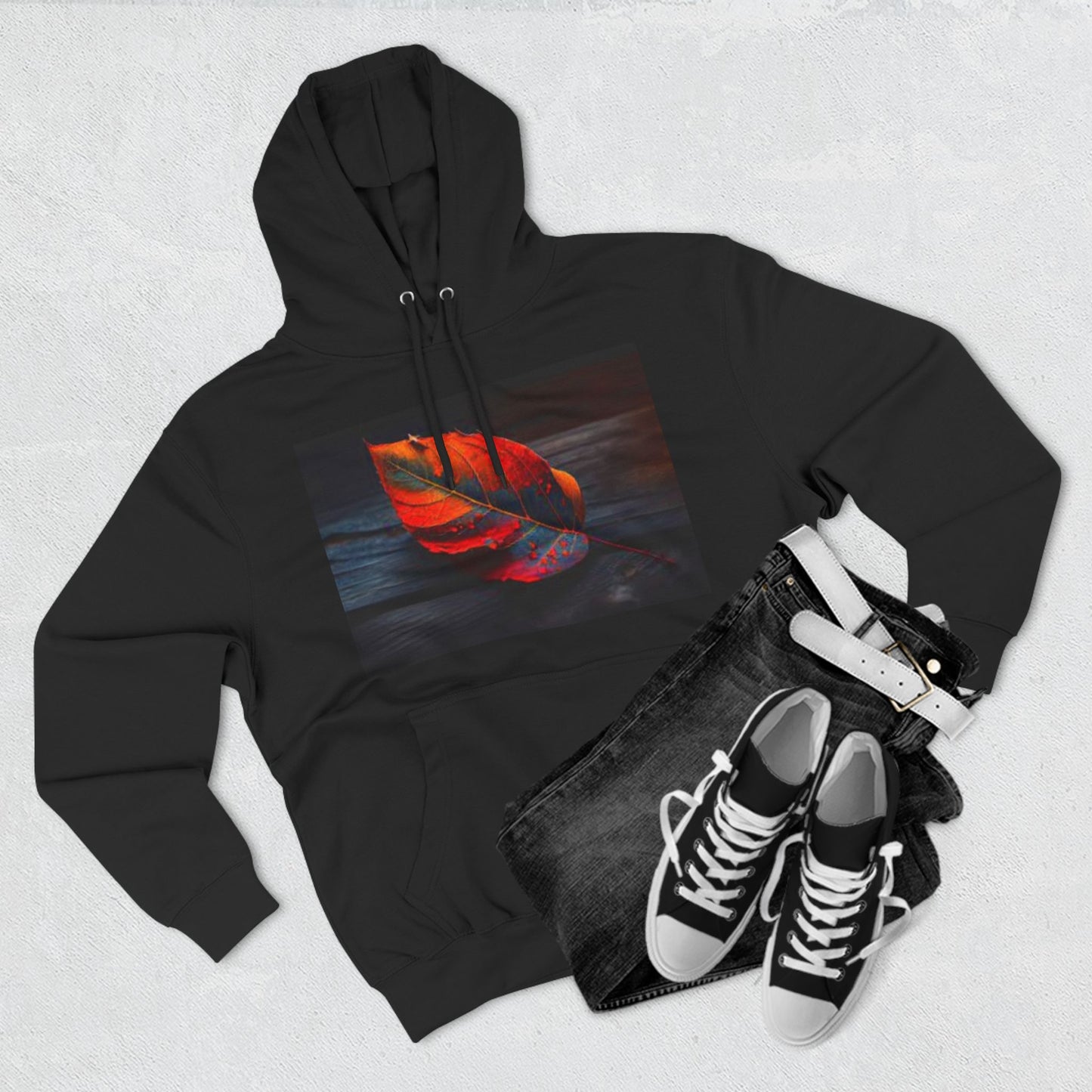 Three-Panel Fleece Hoodie S93