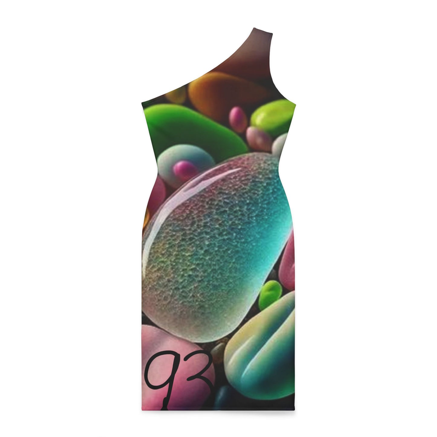 Shoulder Dress (AOP) S93