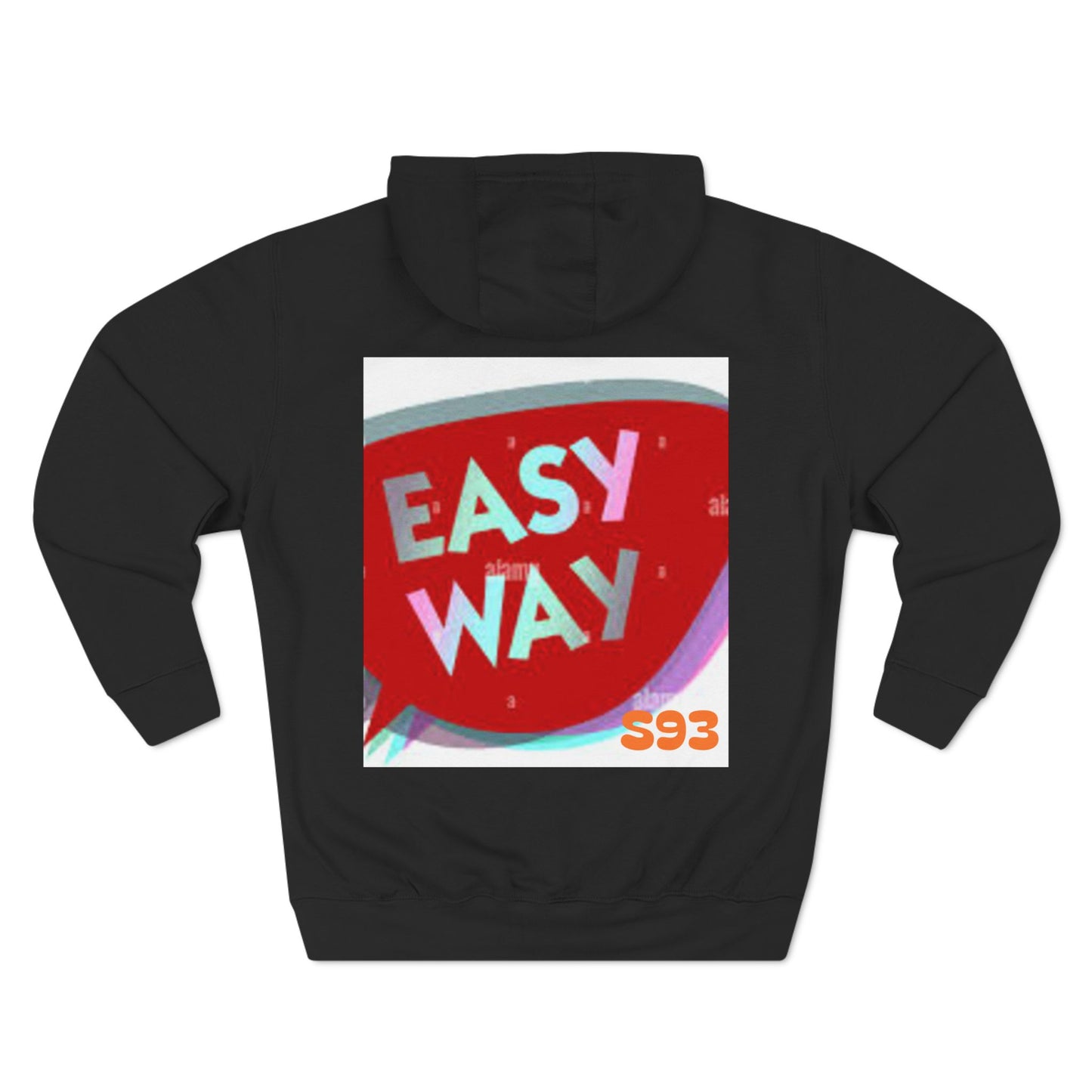 Three-Panel Fleece Hoodie S93
