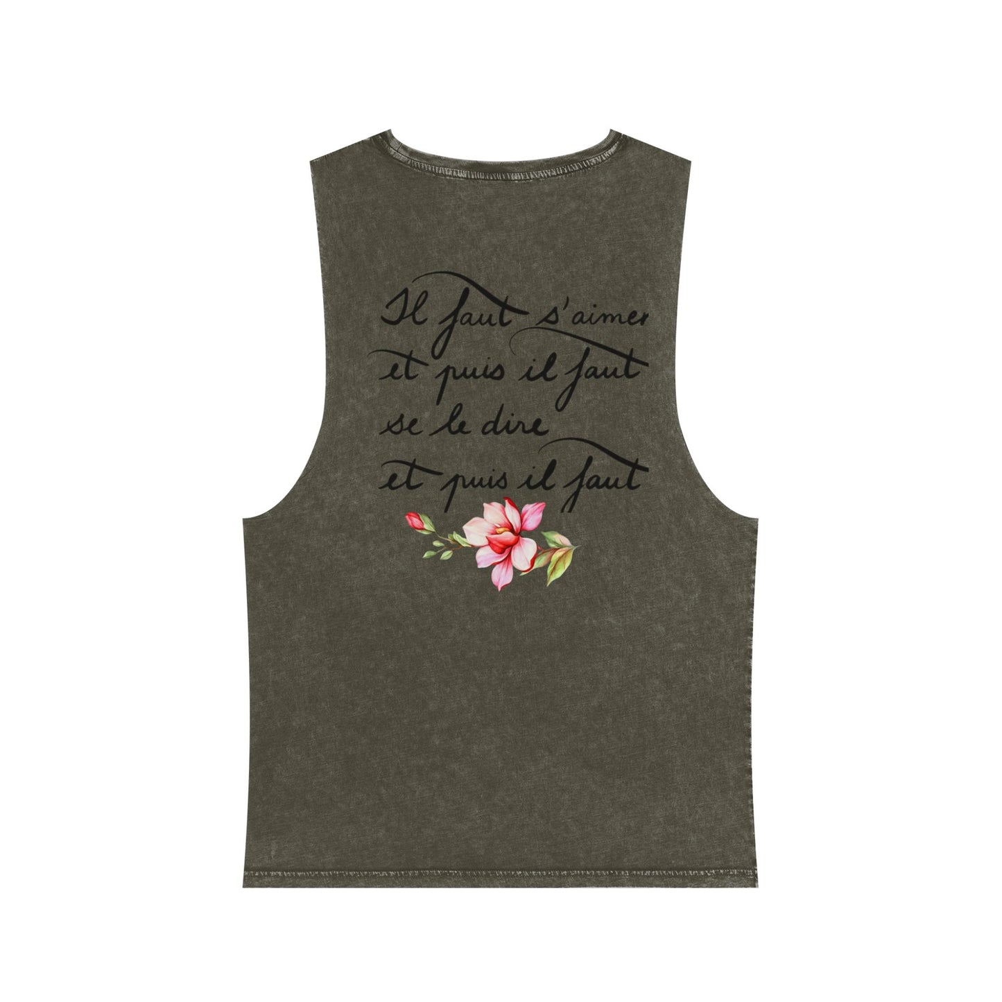 Unisex Stonewash Tank Top S93