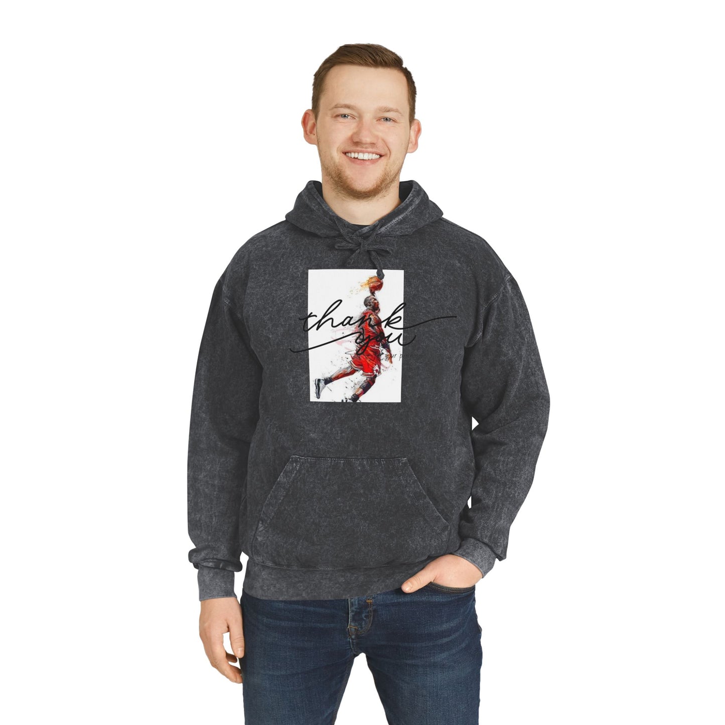 Unisex Mineral Wash Hoodie S93