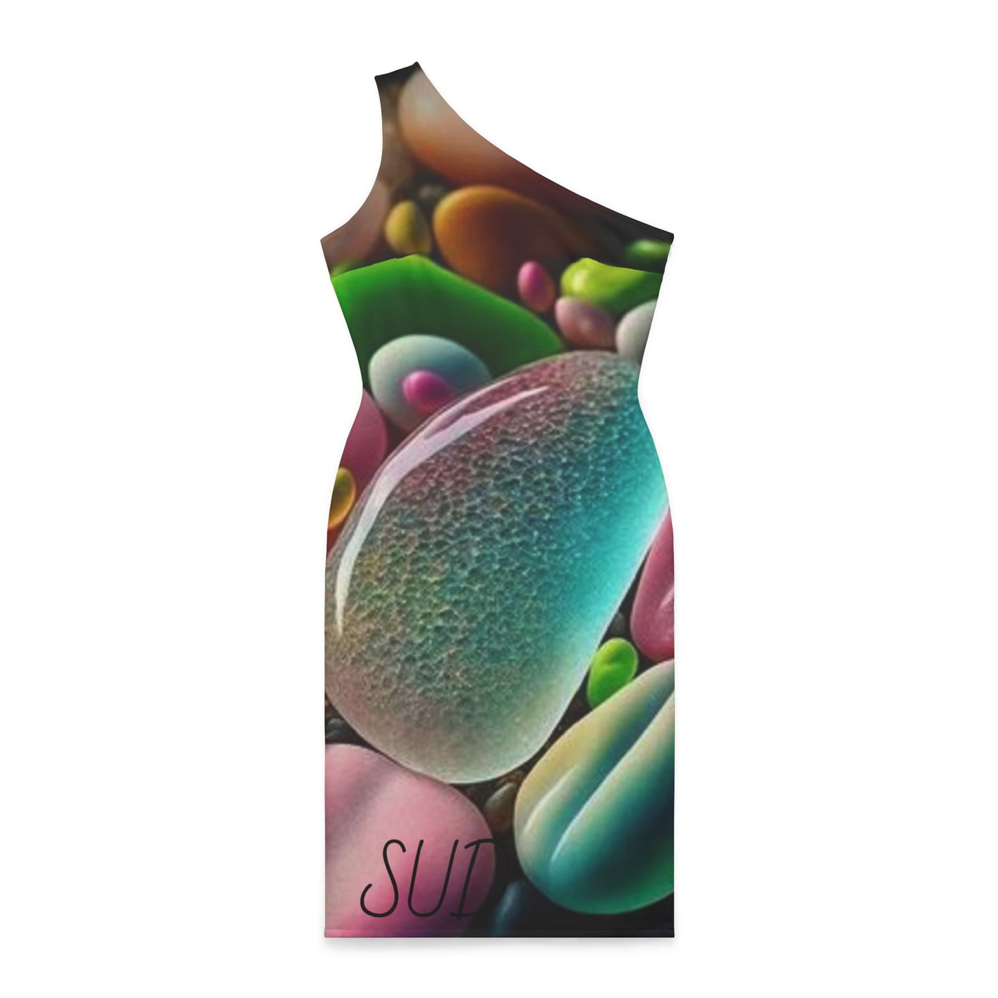 Shoulder Dress (AOP) S93