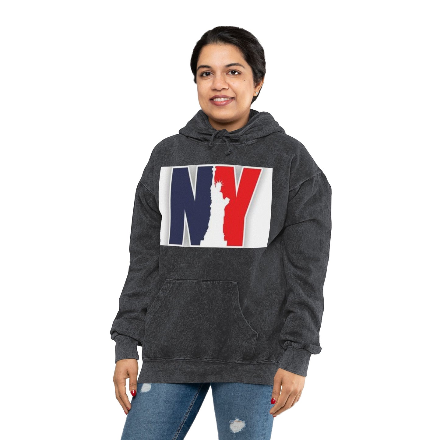 Unisex Mineral Wash Hoodie S93