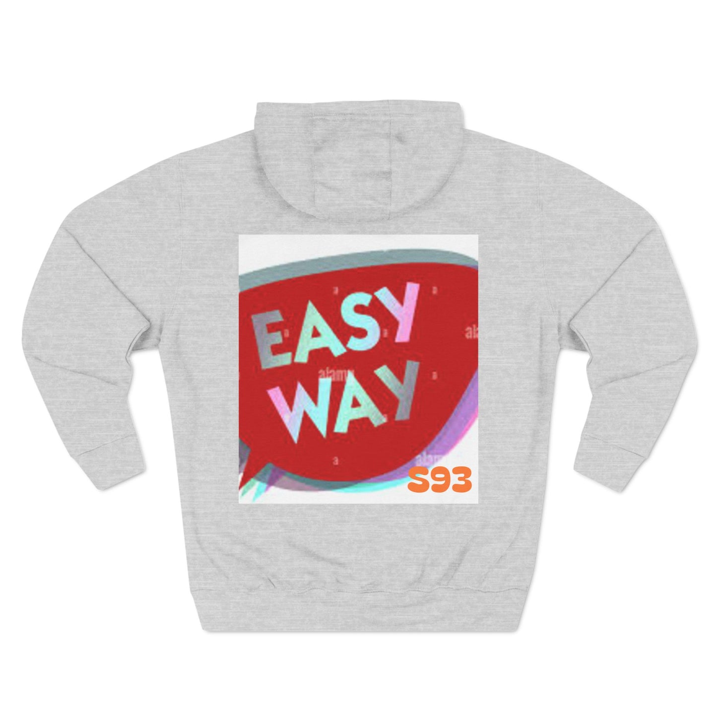 Three-Panel Fleece Hoodie S93