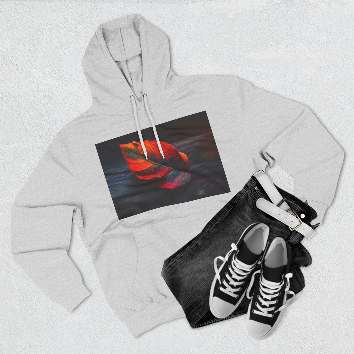 Three-Panel Fleece Hoodie S93