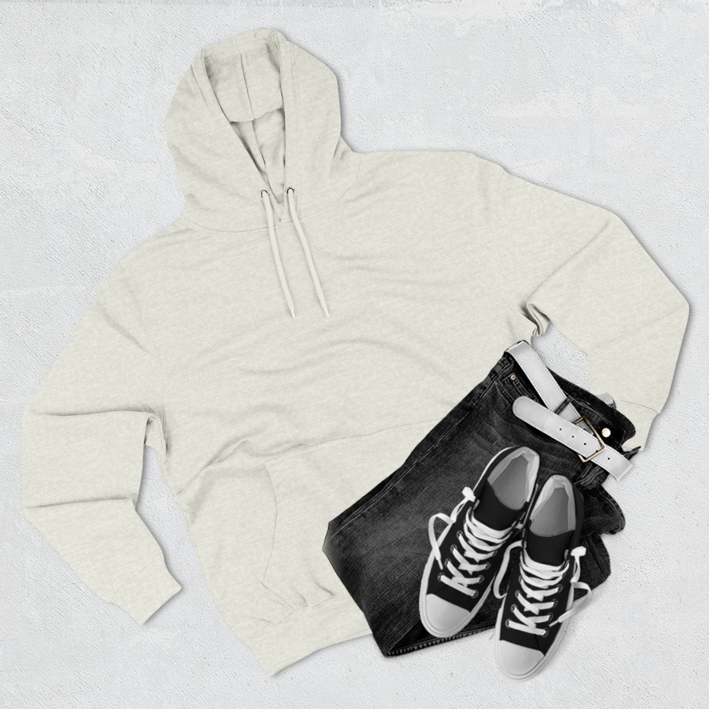 Three-Panel Fleece Hoodie S93
