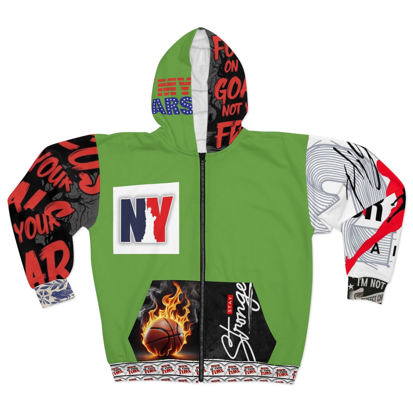 Unisex Zip Hoodie (AOP) S93