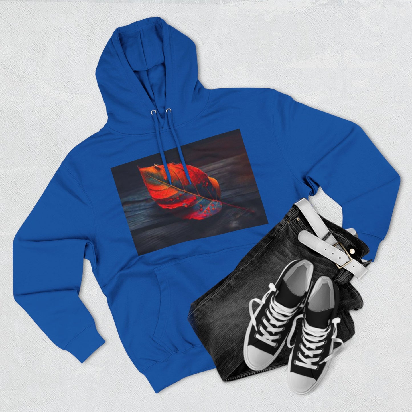 Three-Panel Fleece Hoodie S93