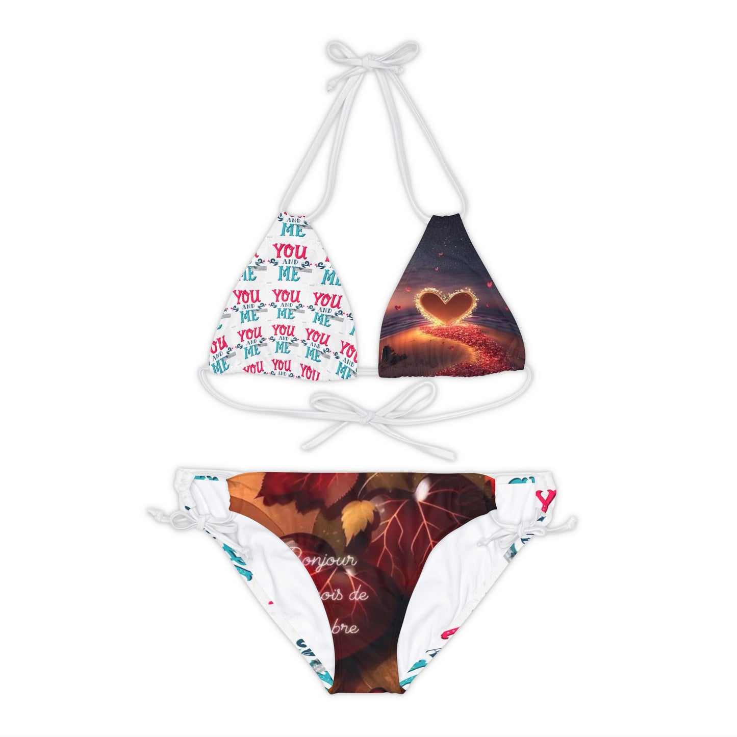 Strappy Bikini Set (AOP) s93