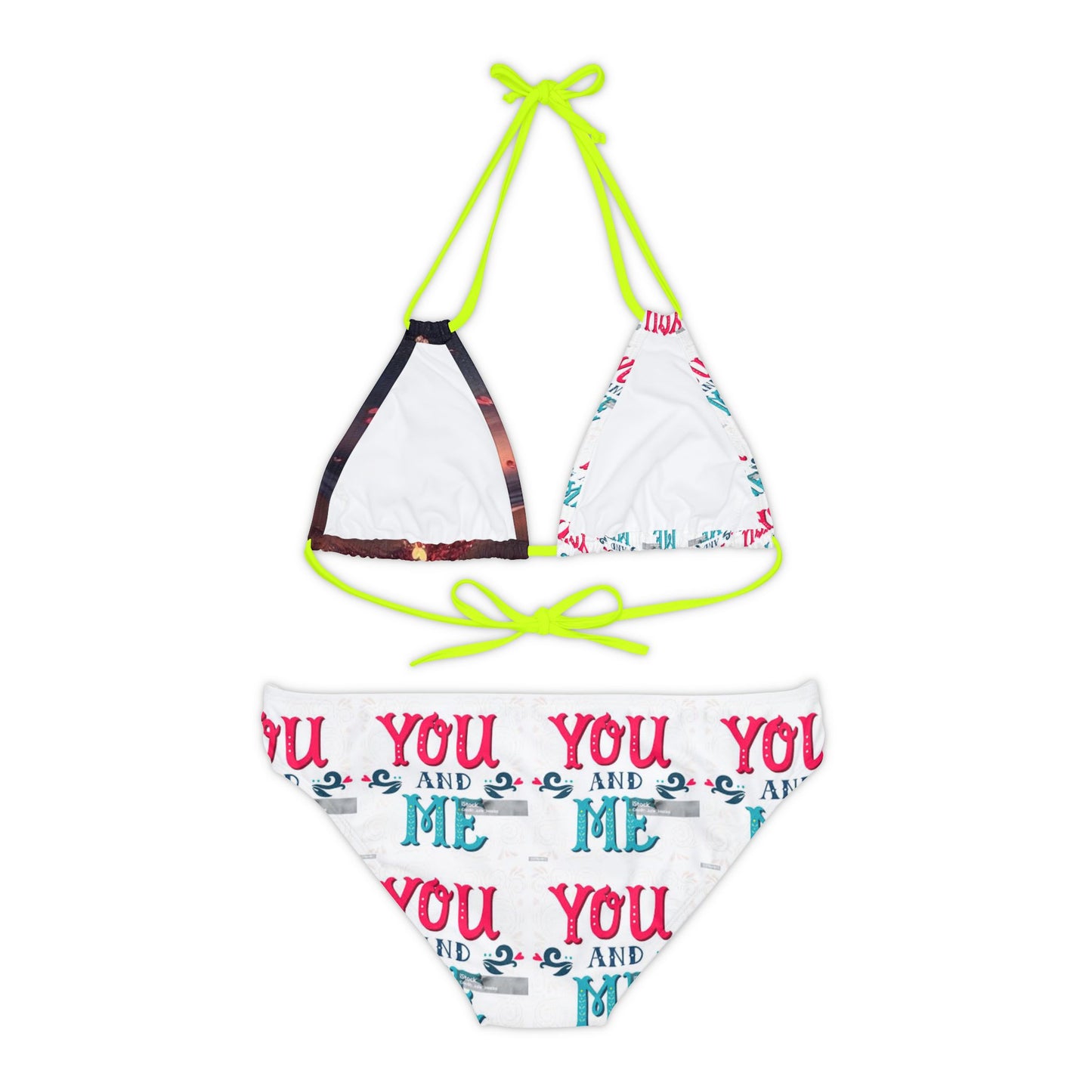 Strappy Bikini Set (AOP) s93