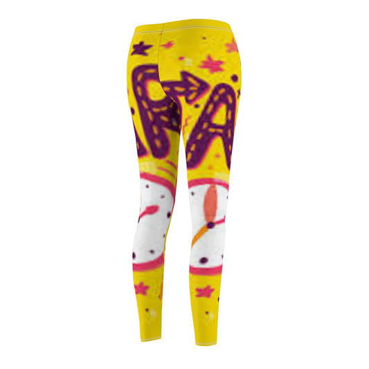 Women's Cut & Sew Casual Leggings (AOP) S93