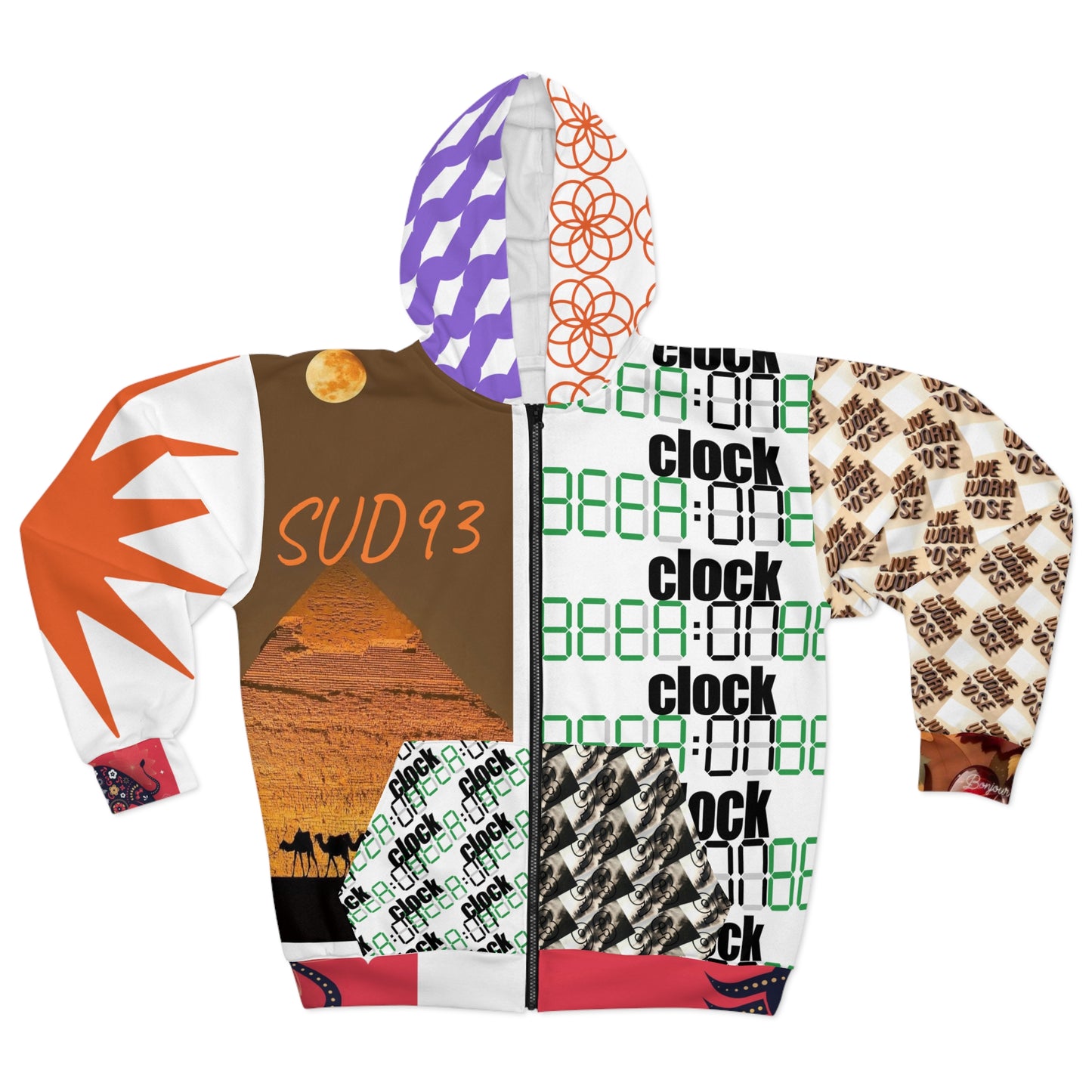 Unisex Zip Hoodie (AOP) S93 