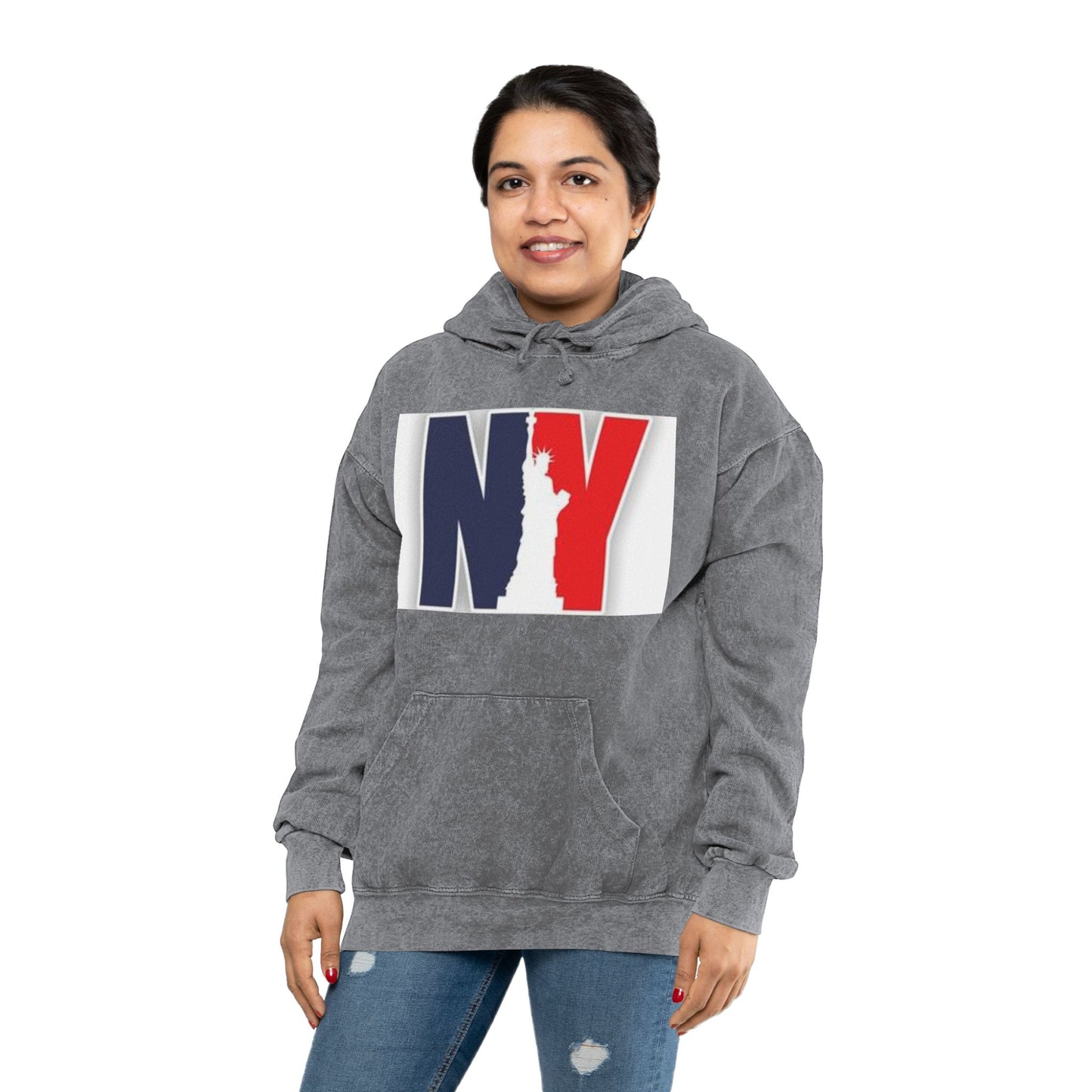 Unisex Mineral Wash Hoodie S93