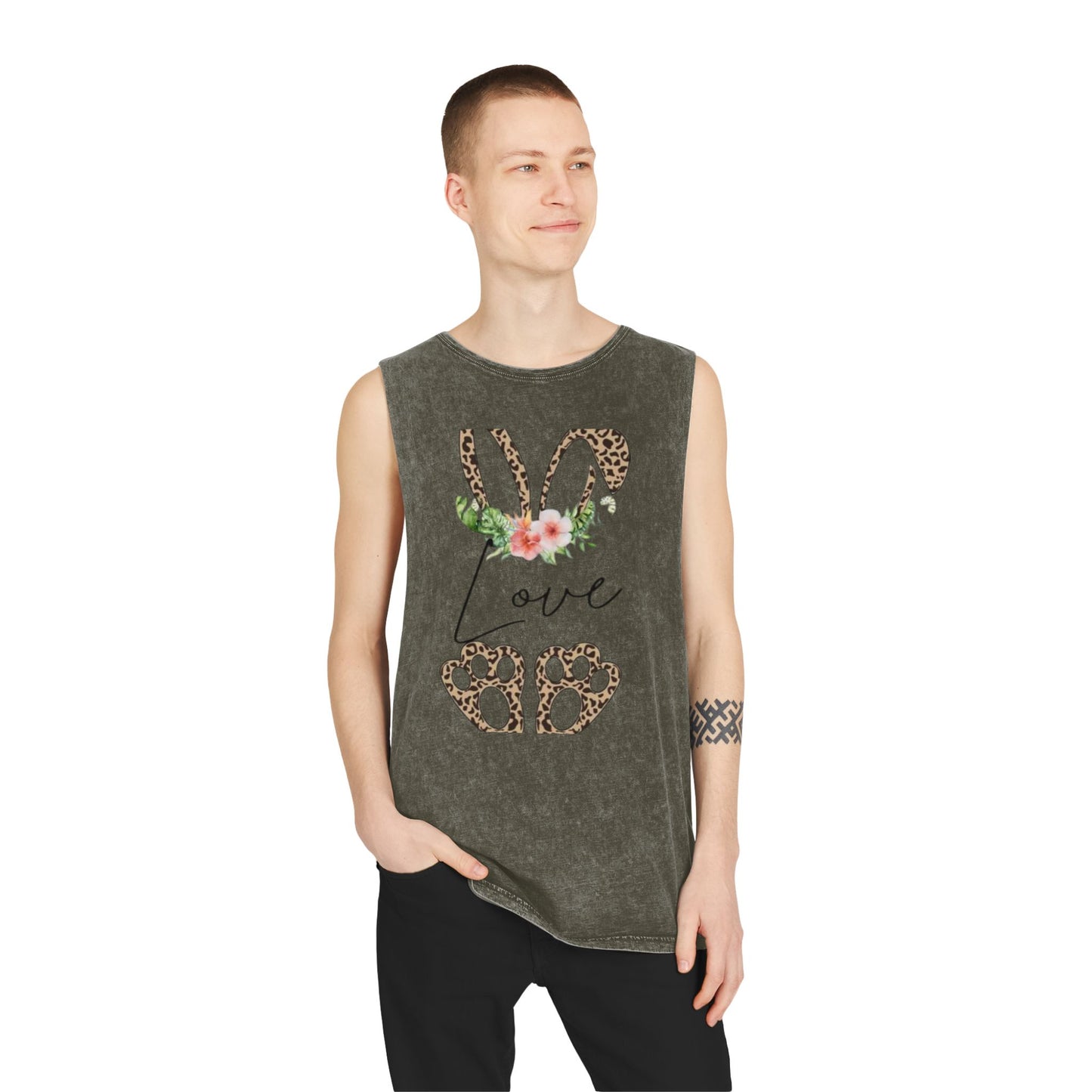 Unisex Stonewash Tank Top S93