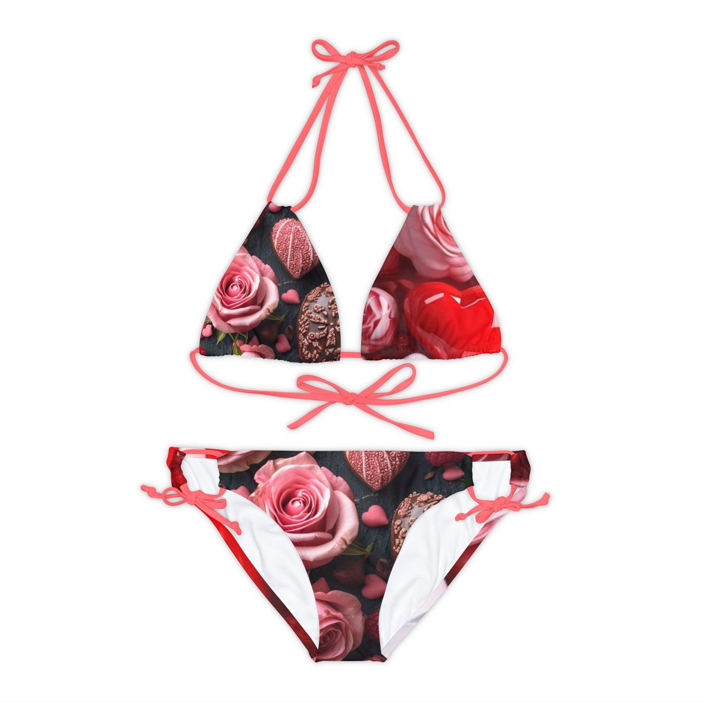 Strappy Bikini Set (AOP) S93