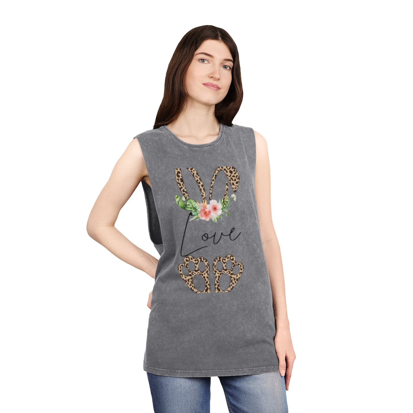 Unisex Stonewash Tank Top S93