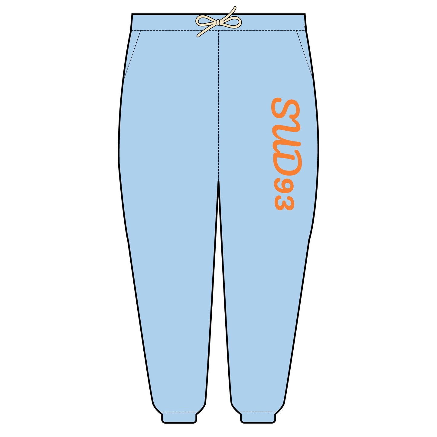 Unisex Garment-Dyed Lightweight Fleece Sweatpants S93