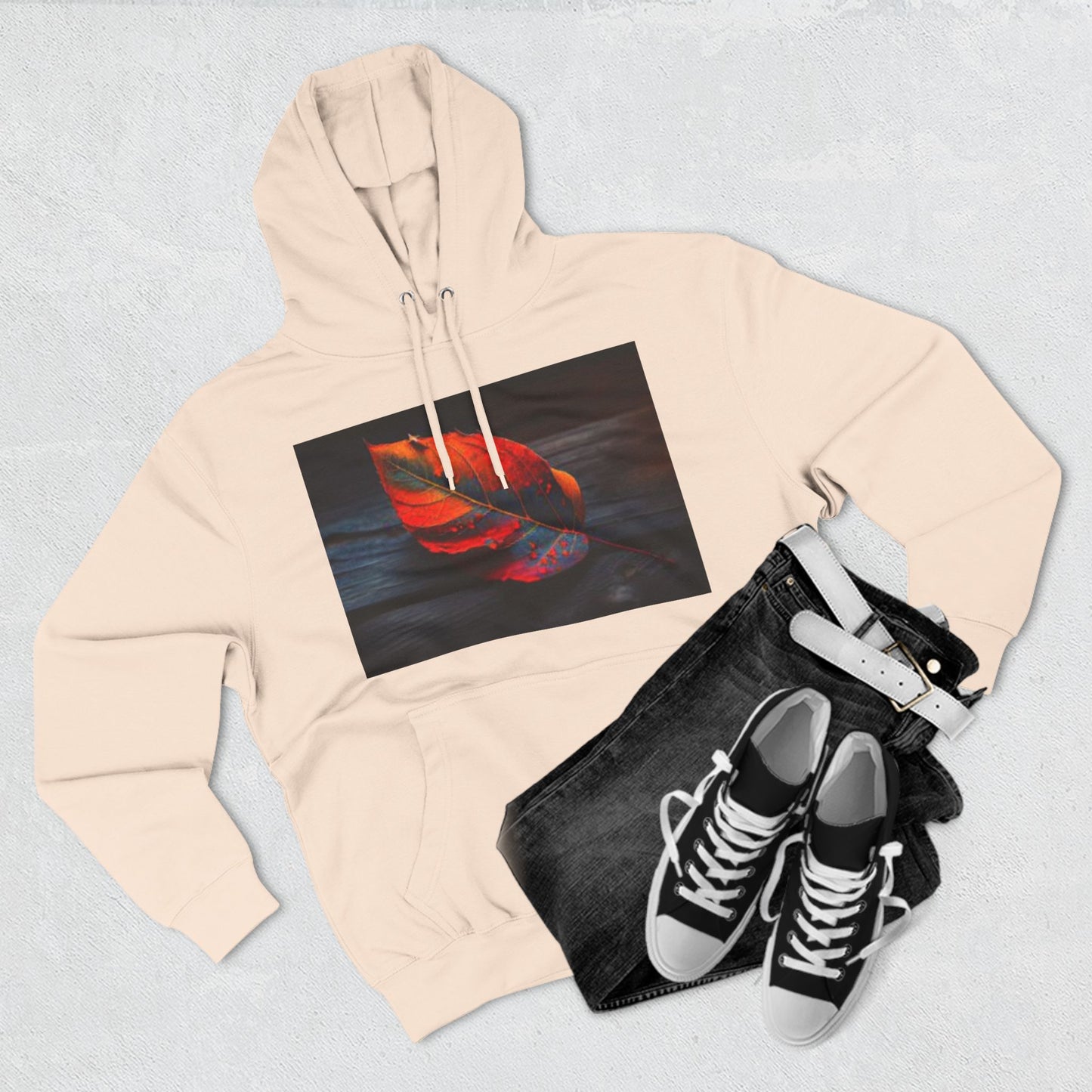 Three-Panel Fleece Hoodie S93