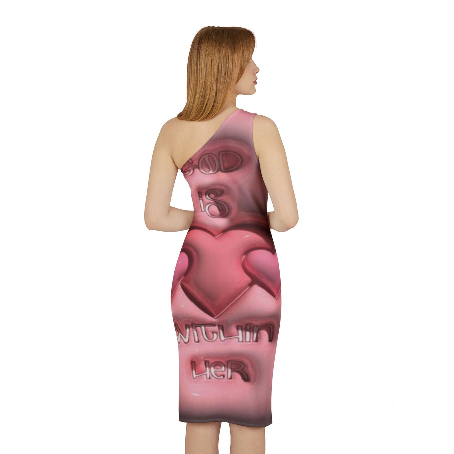 Shoulder Dress (AOP) S93 