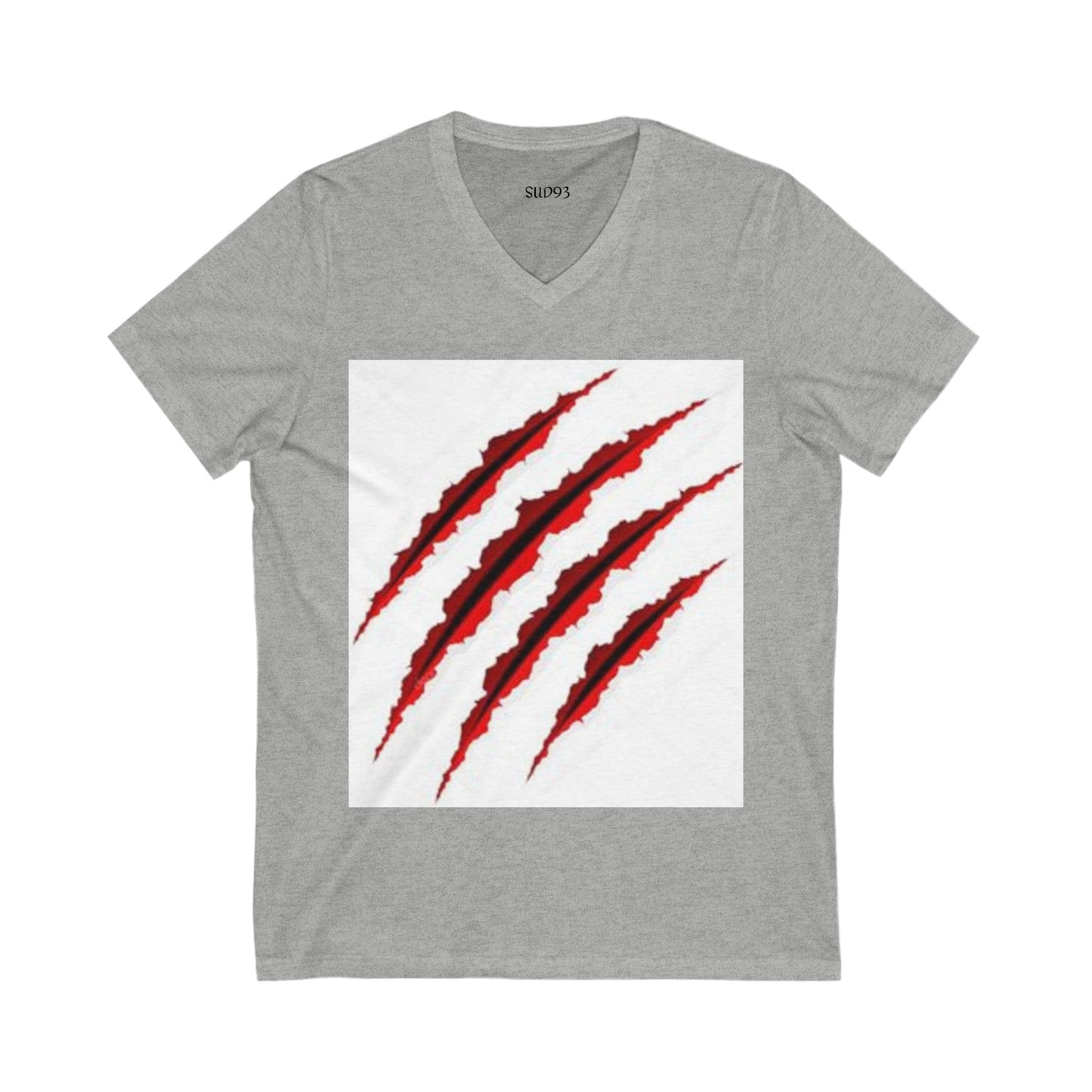 Unisex Jersey Short Sleeve V-Neck Tee S93