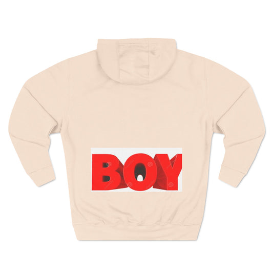 Three-Panel Fleece Hoodie S93