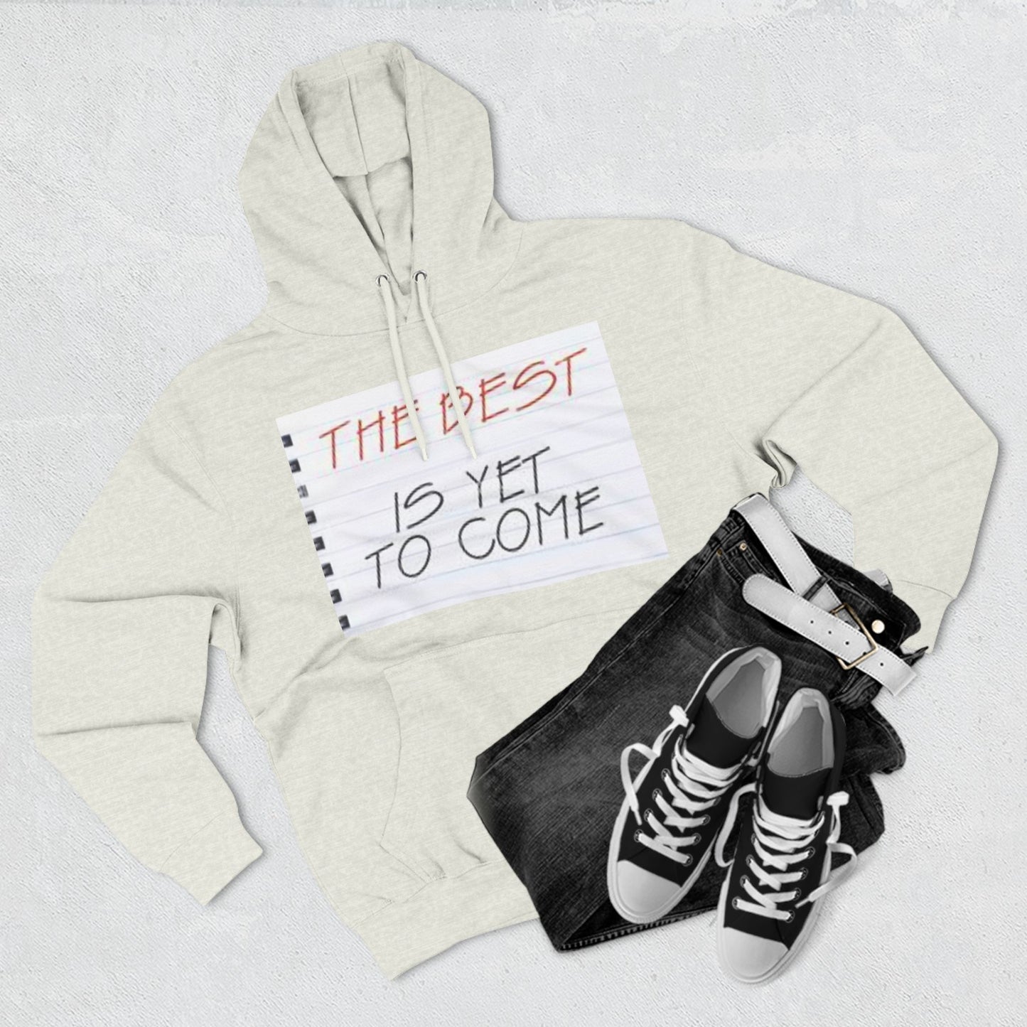 Three-Panel Fleece Hoodie S93