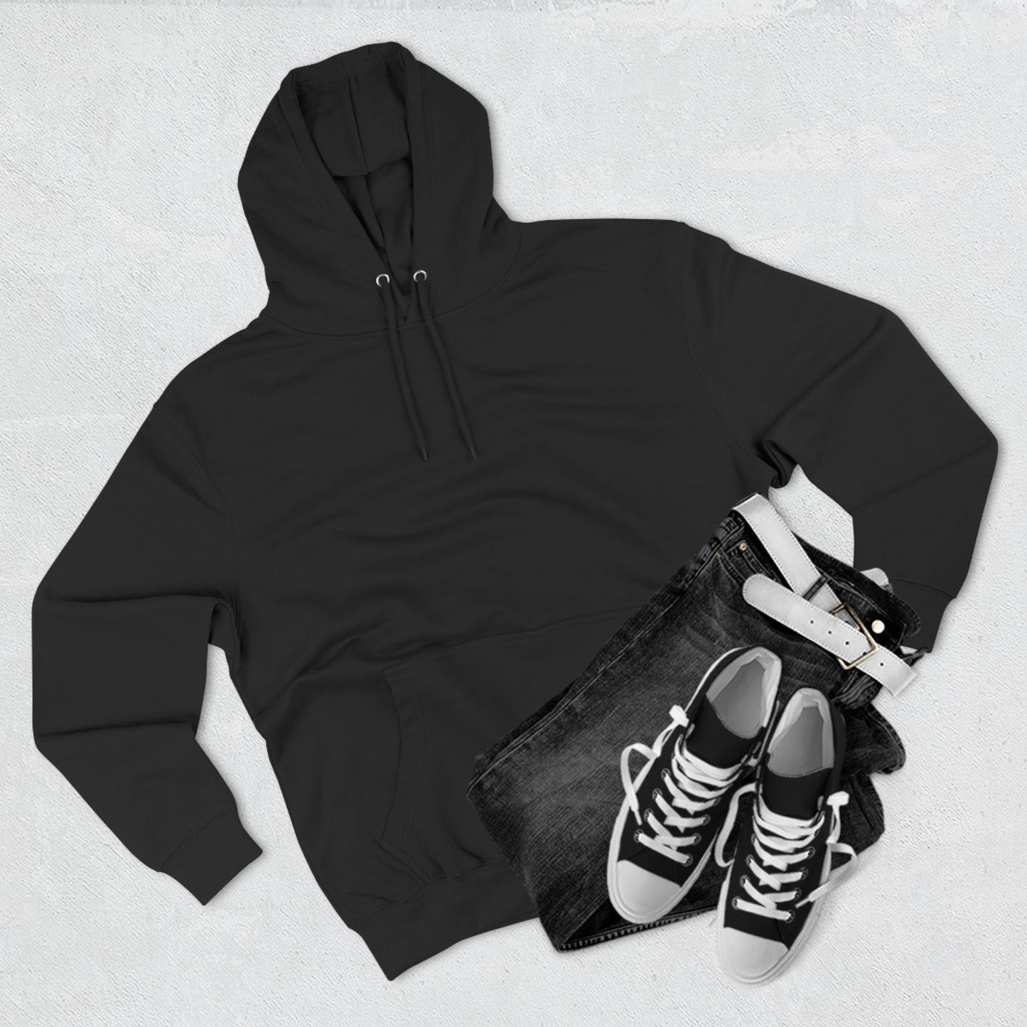 Three-Panel Fleece Hoodie S93