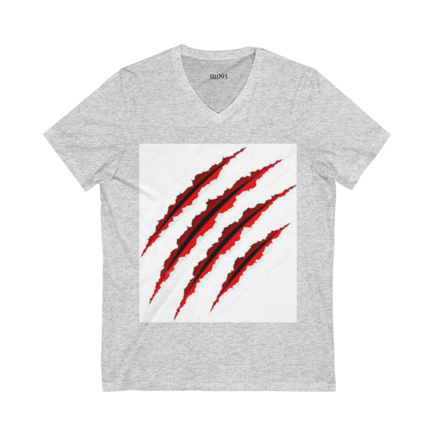 Unisex Jersey Short Sleeve V-Neck Tee S93
