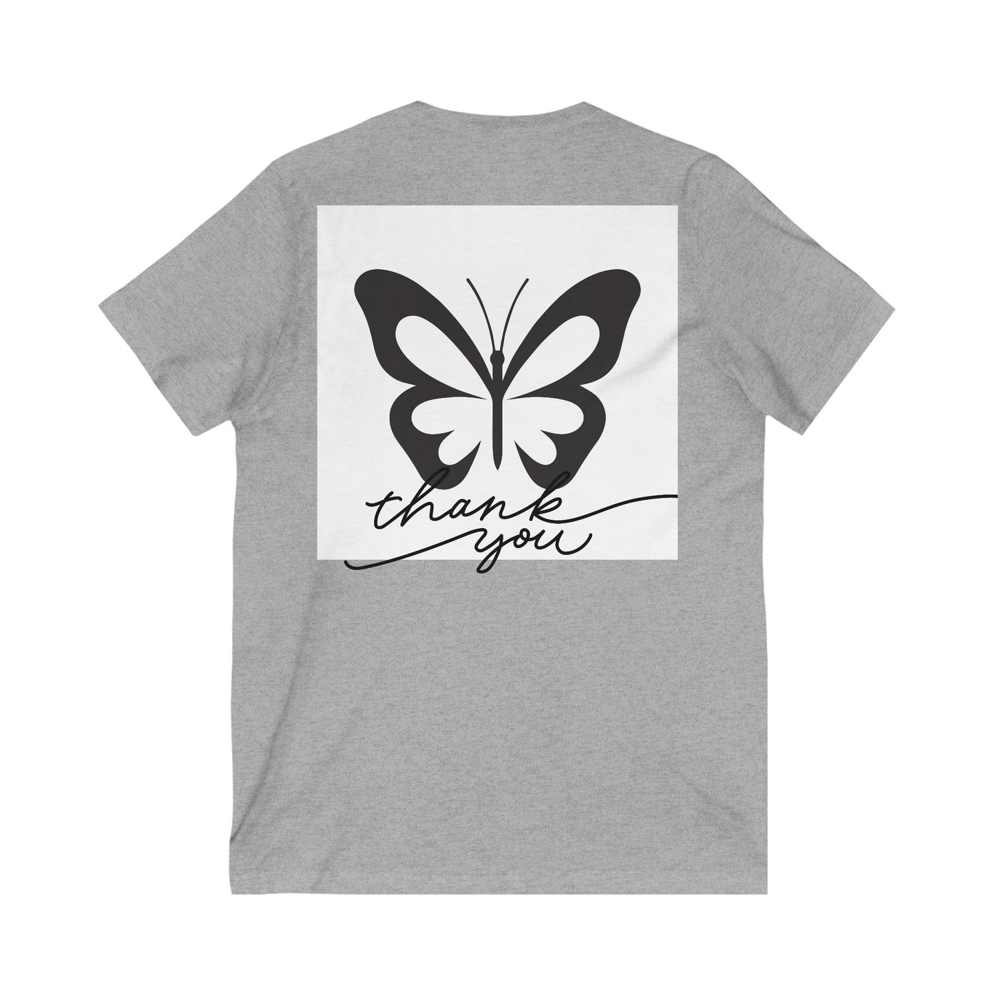 Unisex Jersey Short Sleeve V-Neck Te S93
