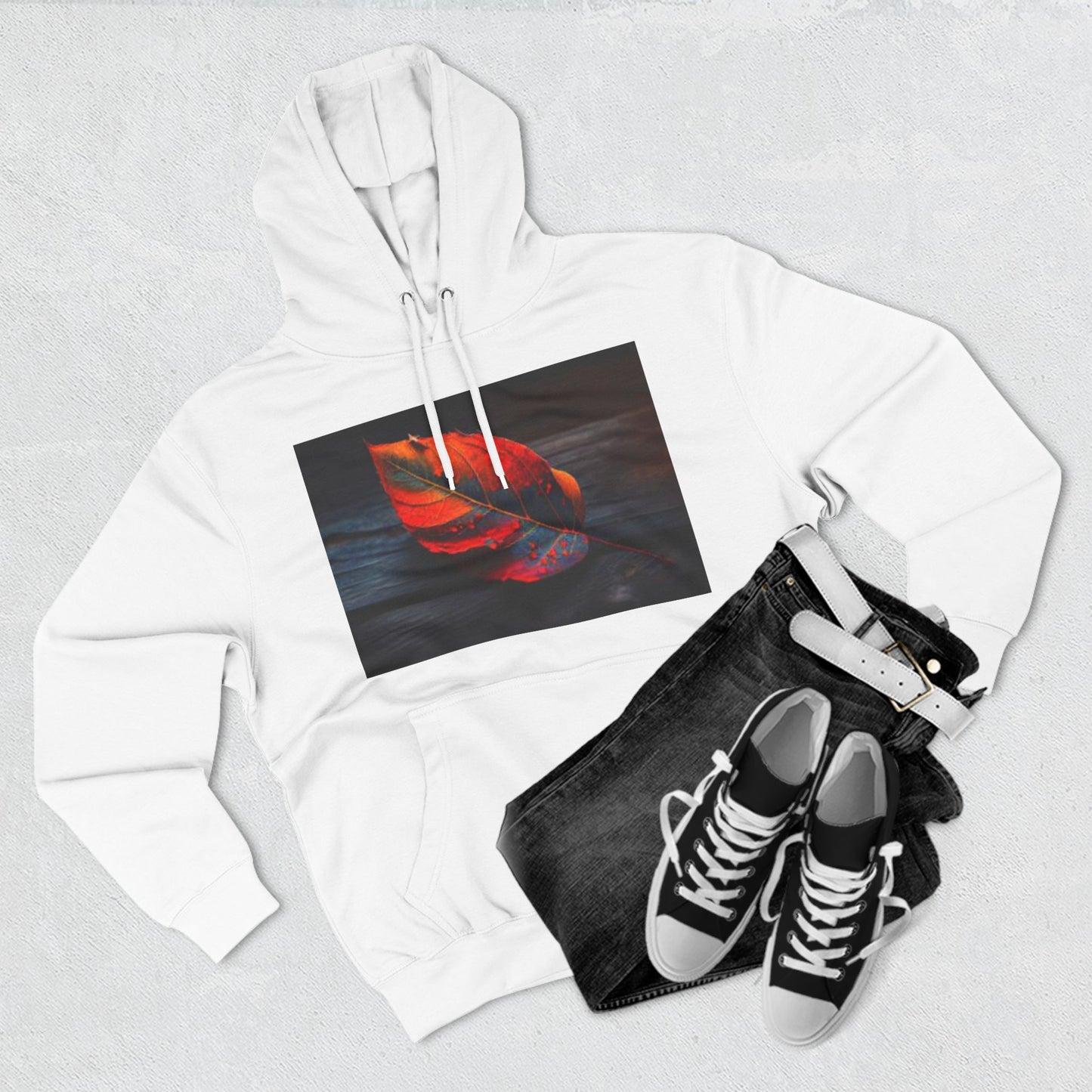 Three-Panel Fleece Hoodie S93