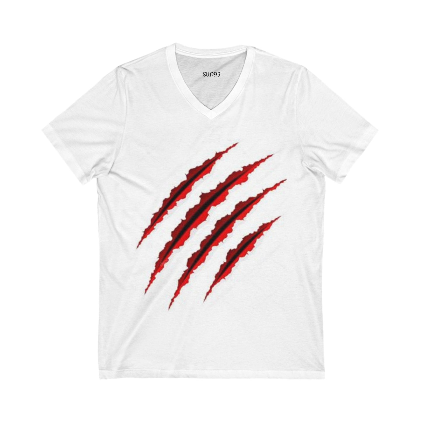 Unisex Jersey Short Sleeve V-Neck Tee S93