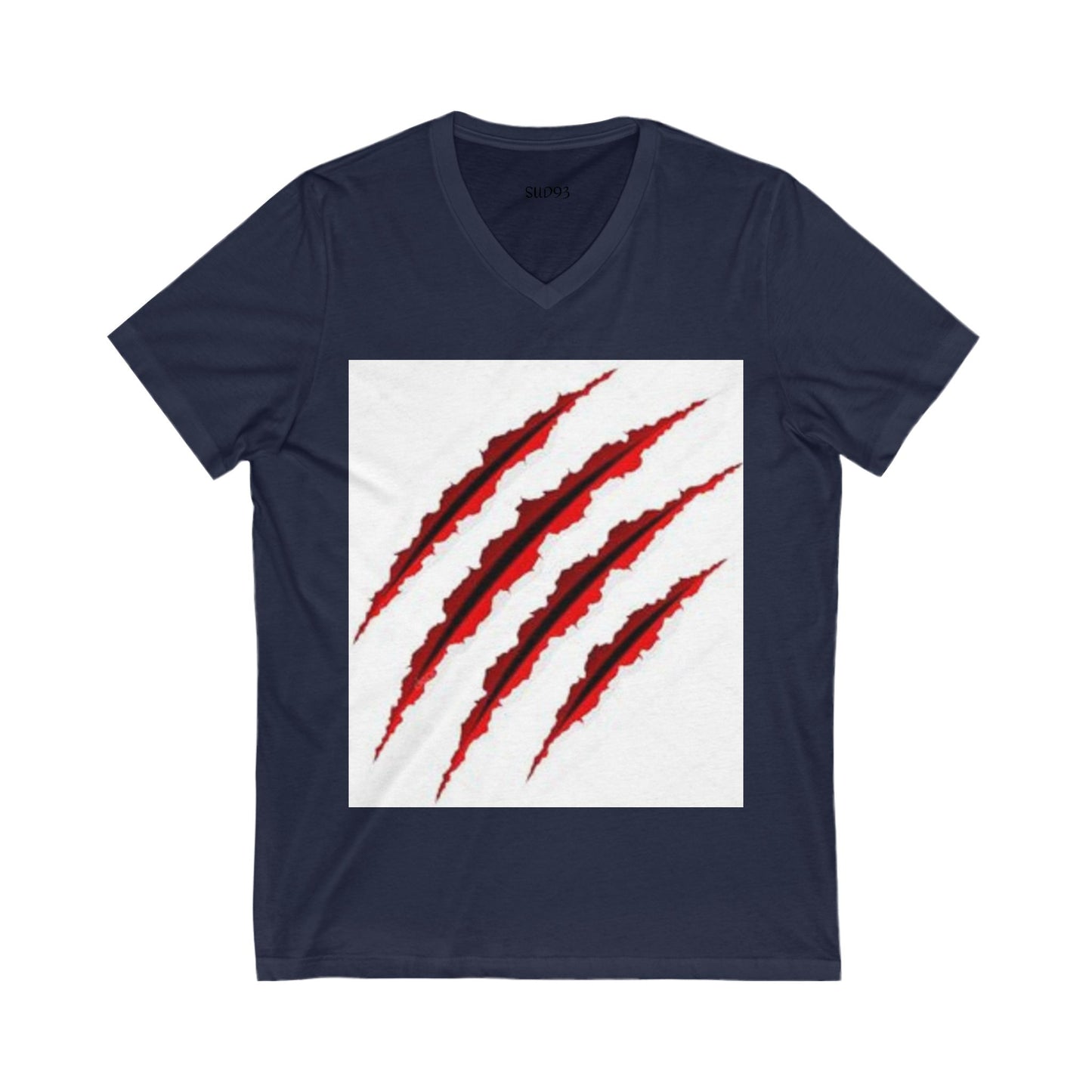 Unisex Jersey Short Sleeve V-Neck Tee S93