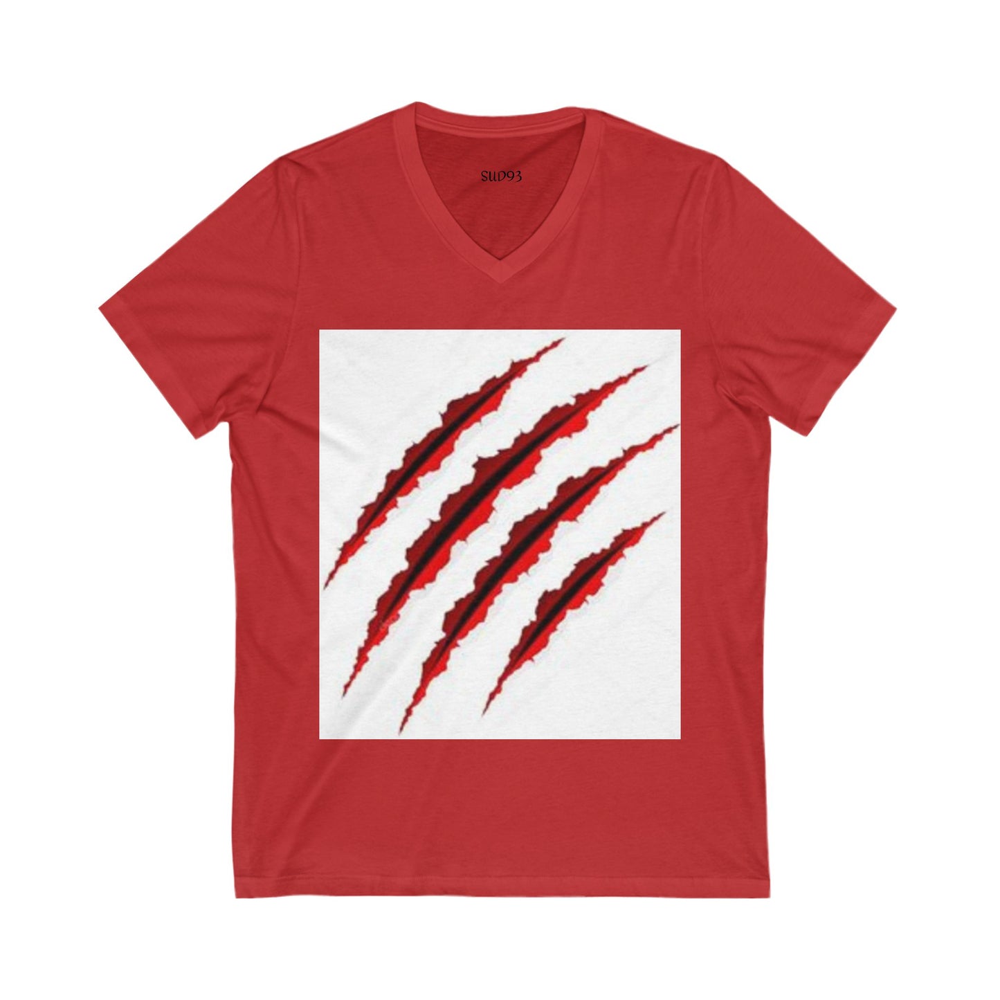 Unisex Jersey Short Sleeve V-Neck Tee S93