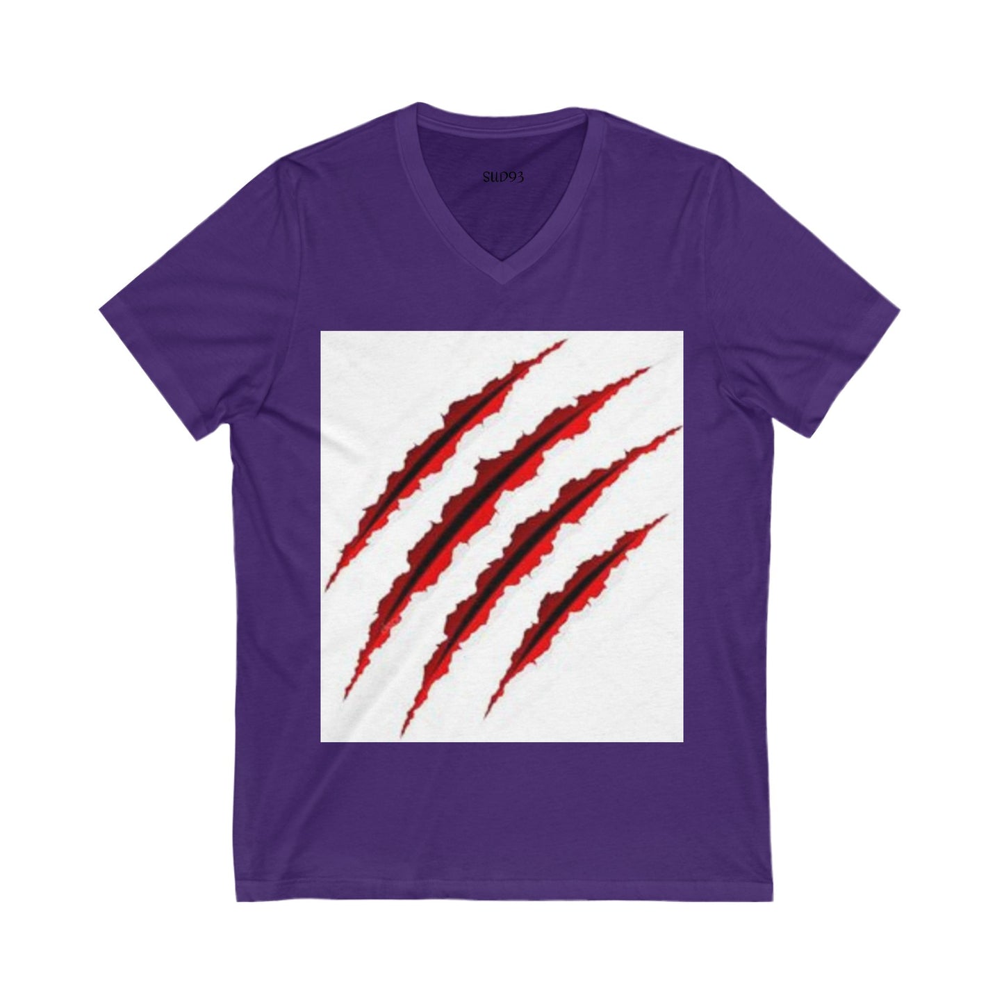 Unisex Jersey Short Sleeve V-Neck Tee S93