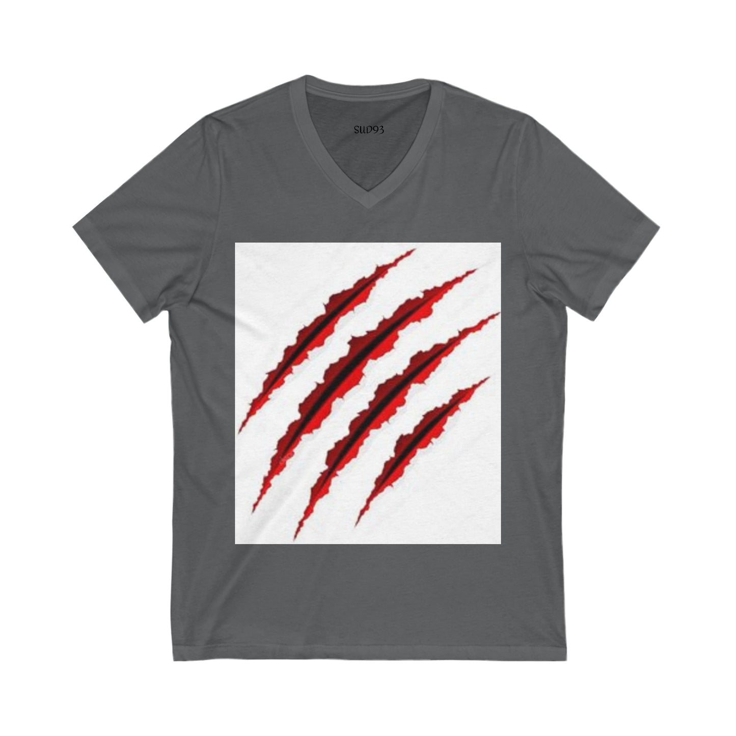 Unisex Jersey Short Sleeve V-Neck Tee S93