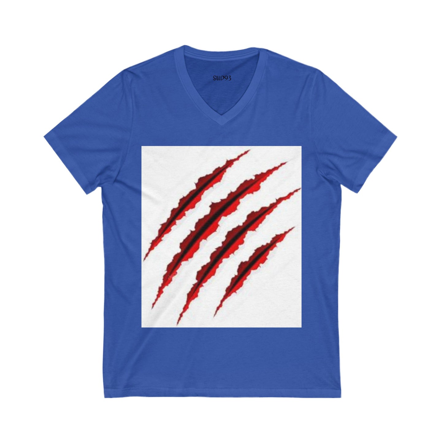 Unisex Jersey Short Sleeve V-Neck Tee S93