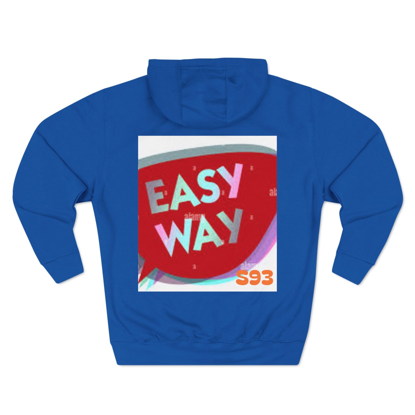 Three-Panel Fleece Hoodie S93