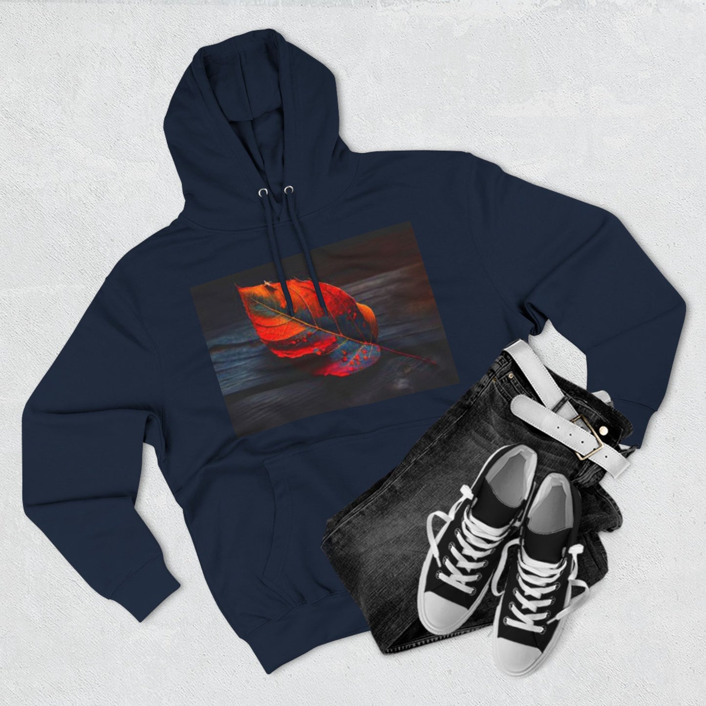 Three-Panel Fleece Hoodie S93